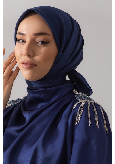 Silk Home Twill Eşarp 11343-73 Lacivert