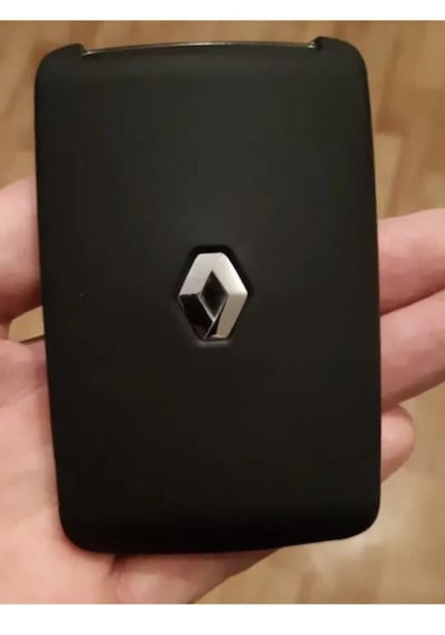 Lüx Renault Clio E-tech Austral Megane E-tech 4 Silikon Anahtar Kılıfı Siyah