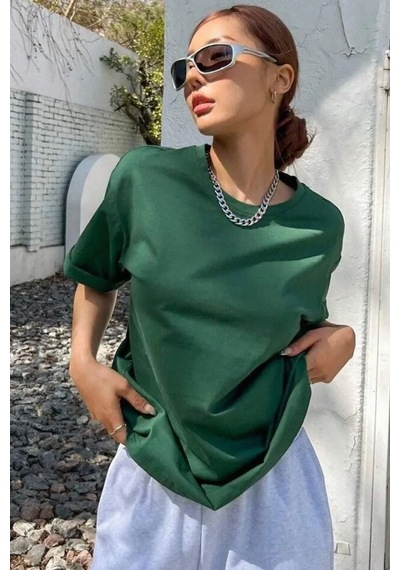 Unisex Hey You Baskılı Tasarım Tshirt Yeşil