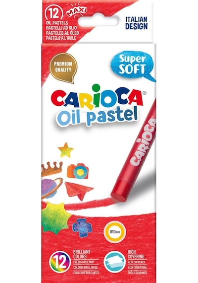 Carioca Yağlı Pastel Boya Kalemi 12'Li 43277