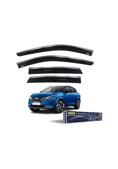 Nissan Qashqai Krom Çıtalı Cam Rüzgarlığı 2023-