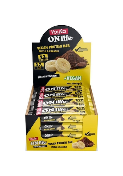 On Life Protein Bar Muzlu&kakaoulu 40gr X 24 Lü - 943369979