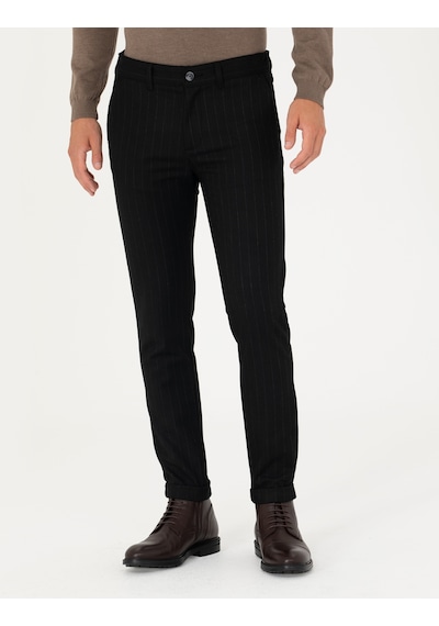 Pierre Cardin Erkek Siyah Pantolon Kanvas-chino 50278471-vr046 Siyah