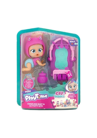 Cyp04000 Cry Babies Play Time Mini Millie Bebek Ve Aktivite Halısı