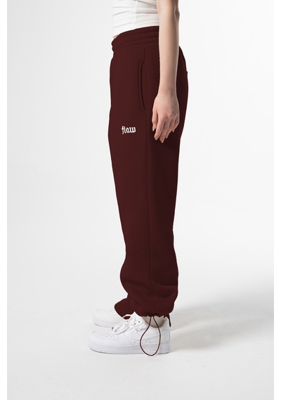 Flaw Atelier Baggy Eşofman Altı-28815 Bordo