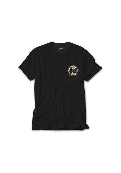A Way Out Icon Siyah Tişört Siyah