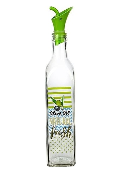 Cam Yağdanlık Ve Zeytinyağlık 500 Ml & Sızdırmaz Yağ Şişesi Yeşil - 932248080 Yeşil