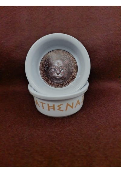 Raccoon Olimpos Serisi Athena Seramik Mama Ve Su Kabı 300ml