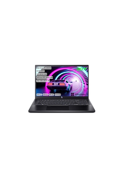 Acer Nitro V 15 ANV15-51-51TZ NH.QNBEY.006+165 i5-13420H 16 GB 512 GB SSD RTX4050 15.6" W11H Dizüstü Bilgisayar