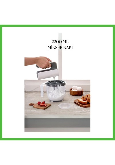 Vaveni 2200 Ml Mikser Kabı Füme & Ölçü Kabı & Saklama Kabı-dny0025 Arz