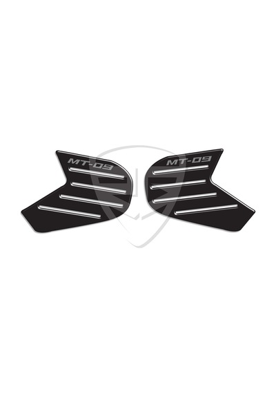 Yamaha Mt 09 Tank Pad Depo Kapak Pad Yan Pad Komple Set Gri Siyah