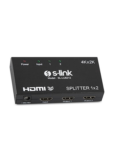S Link Sl Lu6212 2 Port 4K*2K Hdmı Splitter