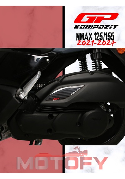Gp Kompozit Yamaha Nmax 125 / 155 2021-2024 Uyumlu Filtre Koruma Pad Gri