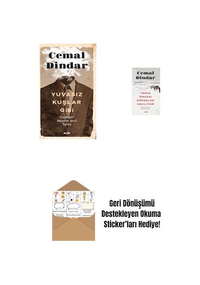 Yuvasız Kuşlar Gibi + Tarih Öncesi Köpekler Havlıyor + Okuma Sticker'ları