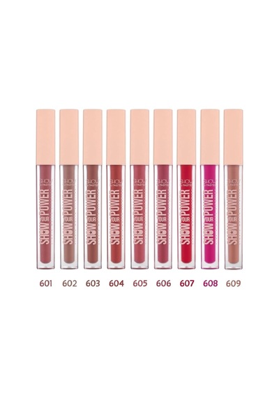 Show Your Power Liquid Matte Lipstick 605 Çok Renkli