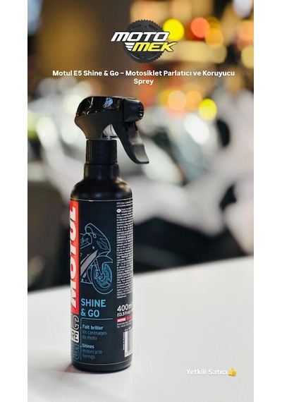 Motul E5 Shine & Go Parlak Ve Yeni Görünüm Sağlayan Sprey