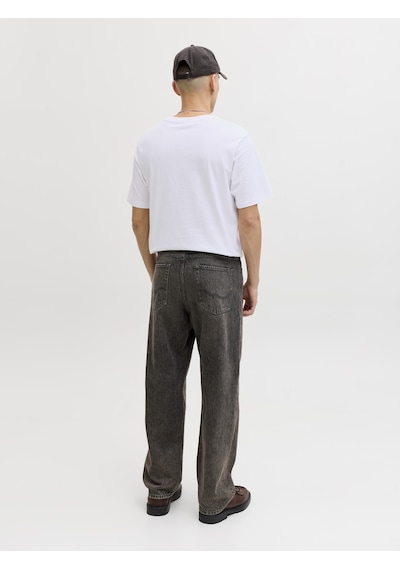 Jack & Jones Erkek Gögüs Logo Baskili Tisört - Catskills - 12297891 Beyaz