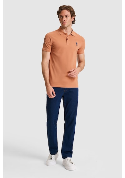 U.s. Polo Assn. Erkek Gül Kurusu Tişört Basic 50326920-vr026 Gul Kurusu