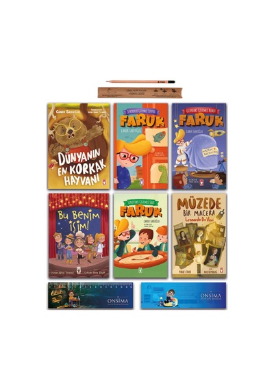 Timaş Çocuk Bu Benim İşim - Faruk Serisi - Müzede Bir Macera - Dünyanın En Korkak Hayvanı Set 6 Kitap