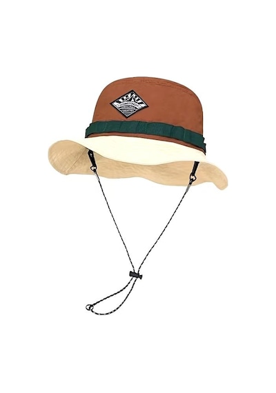 Valkyrie Katlanabilir Bucket Şapka Unisex Ayarlanabilir İpli Yazlık Outdoor Şapka Hafif Nefes Alabilir Kamp Balıkçı Şapkası Kahve Kahverengi