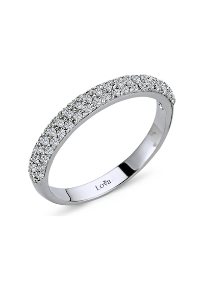 Lova 0,46 Karat Pırlanta Yarımtur Yüzük - 1030156