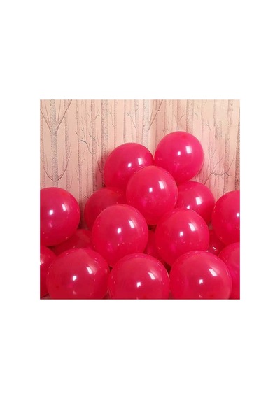 Fuşya Beyaz Pembe Balon 20 Adet 418