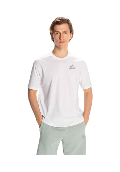 Kappa Erkek Frotis Regular Fit Tişört Beyaz