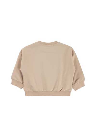 Civil Baby Basic 6-18 Ay Sweatshirt - Kahverengi Sütlü Kahve
