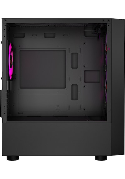 Rampage LYRA Mesh Temperli Camlı Siyah 3x12 Cm RGB Fan M-ATX Mini-T Gaming Oyuncu Kasası