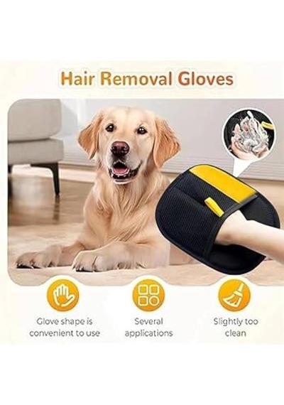 Kp Kedi Köpek Tüy Toplama Eldiveni Masaj Etkili Yıkanabilir & Pratik Kullanım