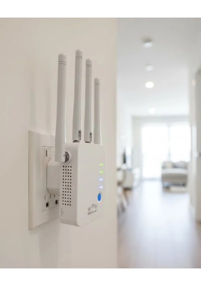 4 Antenli Wifi & İnternet Güçlendirici Mini Router Geniş Kapsama,sinyal Güçlendirici