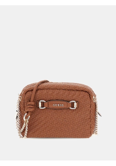 Guess Francy Hasır Mini Kadın Çapraz Çanta Hwwg9530140 Taba