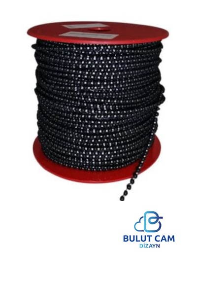 Bulut Dizayn- 10metre Cam Balkon Plastik Boncuklu Ip Zincirleri B