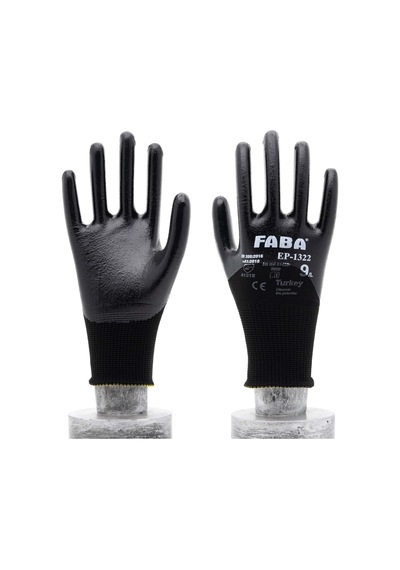 Faba Ep-1322 Nitril Kaplı Polyester Eldiven