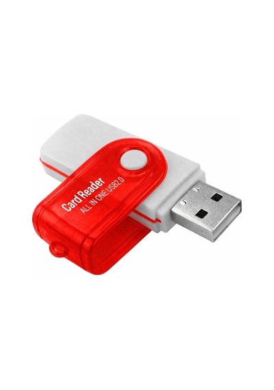 Kyrotech Pc İçin Usb Sd Kart Okuyucu, Micro Sd Karttan Usb Adaptörüne, Kamera İçin Ms Duo/micro Ms Kart Okuyucu Hafıza Kartı Okuyucu, Pc/dizüstü Bilgisayar İçin Kart Okuyucu Kırmızı