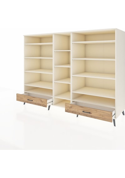 Kronos Dolap 14 Raflı 2 Çekmeceli 220x59x163 Aytaşı-aytaşı/çam Aytaşı-aytaşı/çam Kronos Dolap 14 Raflı 2 Çekmeceli 220x59x163 Aytaşı-aytaşı/çam Aytaşı-aytaşı/çam