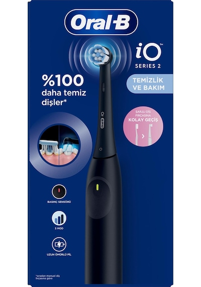 Oral-b İo 2 Şarjlı Diş Fırçası - Siyah