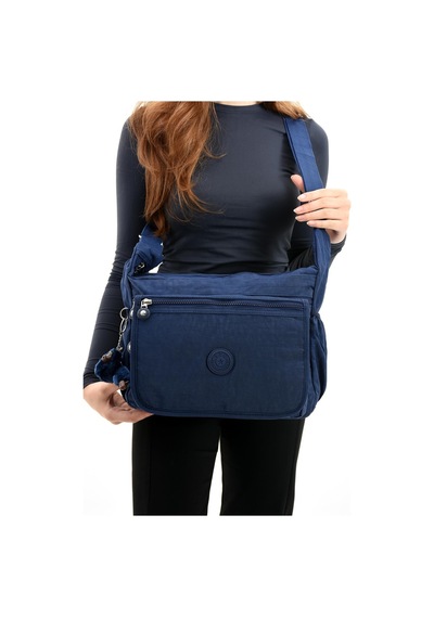 Çapraz Askılı Ultra Hafif Çok Cepli Bayan Omuz Çantası Laci Model: 571-6b - Lacivert