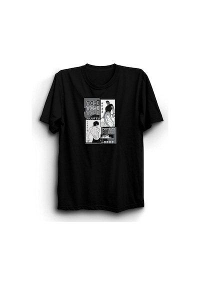 Stoned&Fame Jujutsu Kaisen Hayranlarına Özel Baskılı Unisex Anime T-shirt - Tarzınızı Yansıtın SIYAH Siyah