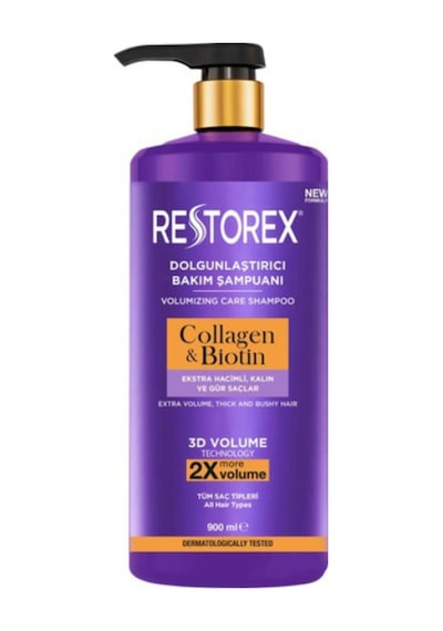 Şampuan Collagen & Biotin 900 Ml- Kalın Telli