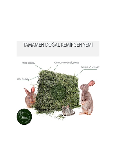 Kemirgenler Için Kuru Yonca Otu 750 Gr.