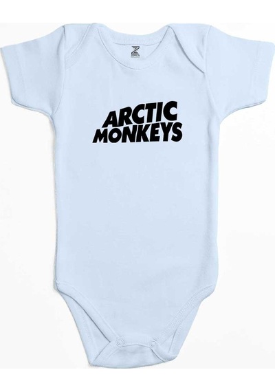 Zepplin Giyim Arctic Monkeys Logo Pembe Bebek Body Zıbın