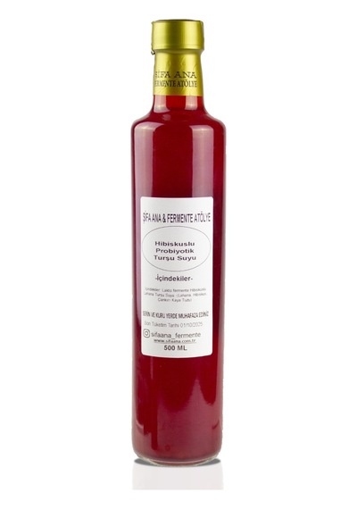 Hibiskuslu Probiyotik Turşu Suyu 500 Ml.