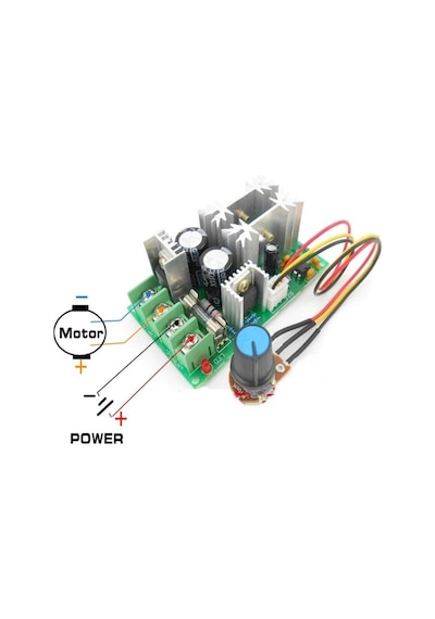 PWM 20A DC Motor Hız Kontrol Devresi(DC 6-60V)