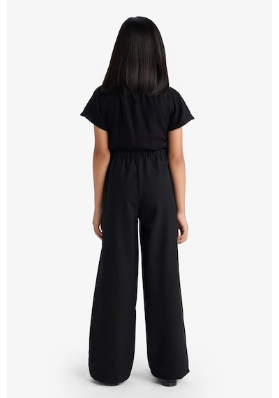 Defacto Kız Çocuk Wide Leg Geniş Paça Pantolon F2257a825aubk27 Siyah
