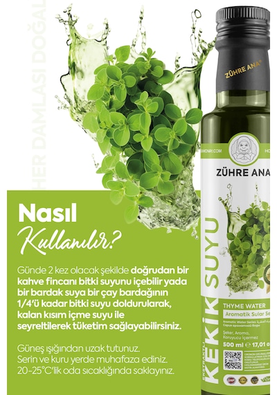 Ekstraktlı Kekik Suyu 500 Ml