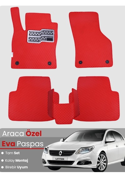 Renault Latitude 2010-2015 Uyumlu Eva Paspas Tam Set Oto Paspas,araca Özel 528
