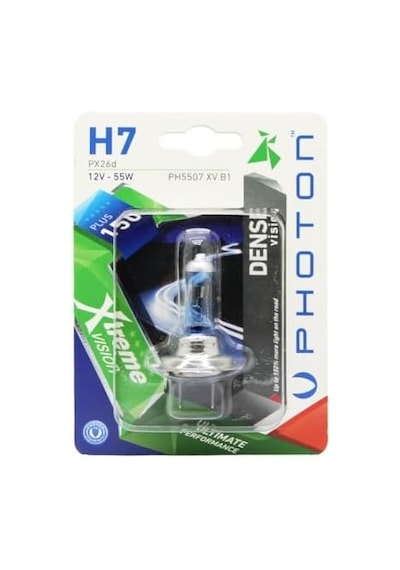 Photon Ampul H7 12v 55w Xtreme Vision +%150 Fazla Işık Tekli Blister Pht Ph5507 Xv B1