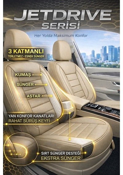 Mercedes A Serisi 2017 Ve Sonrası Uyumlu Jetdrive Serisi Bej Kolt