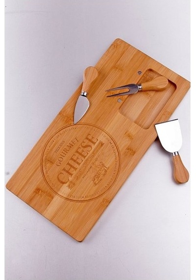 Balsa Peynir Sunum Seti 38x18.5x1,5 Bambu Bls Ps3819 1154 Bambu